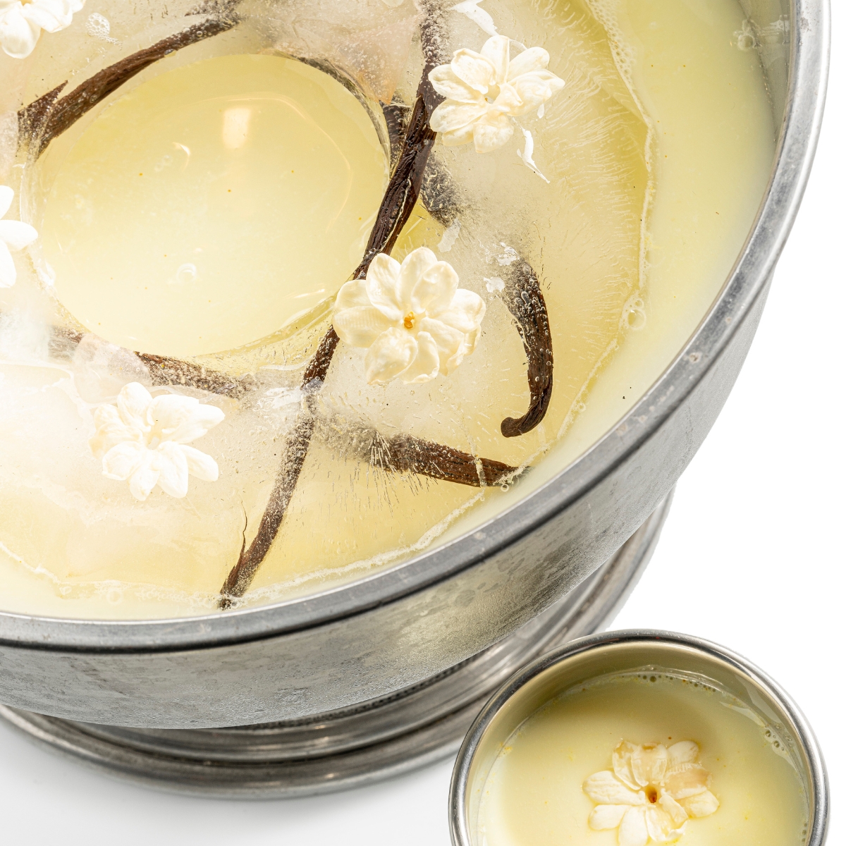 Punch alla vaniglia, mandorla e curry di Madras